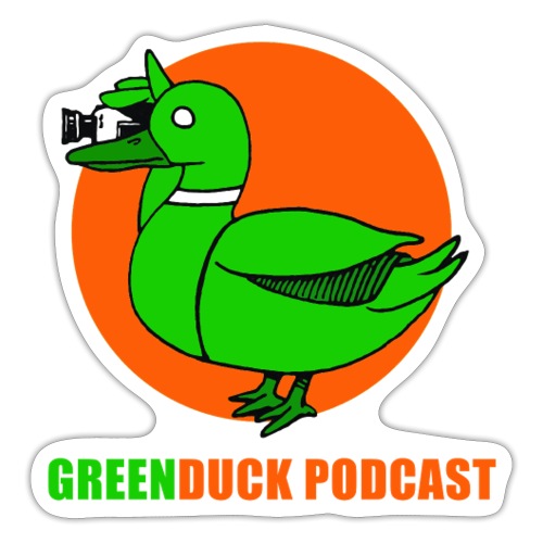 Greenduck Podcast Logo - Sticker