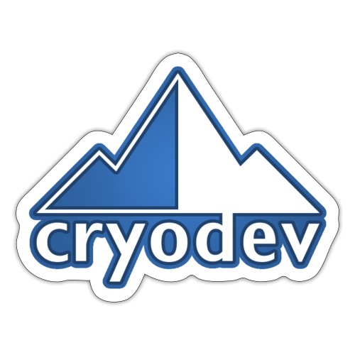 Cryodev Logo - Klistermärke