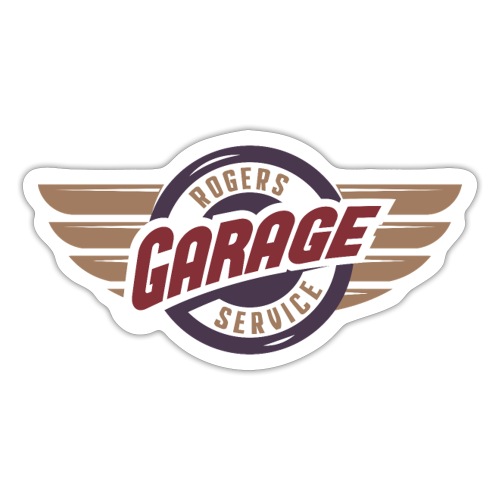 Rogers Garage Logo - Sticker