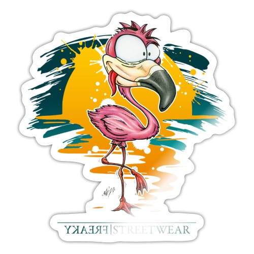 Flamingo Weirdo - Sticker