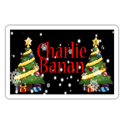 Charlie Banan Jul - Klistermärke