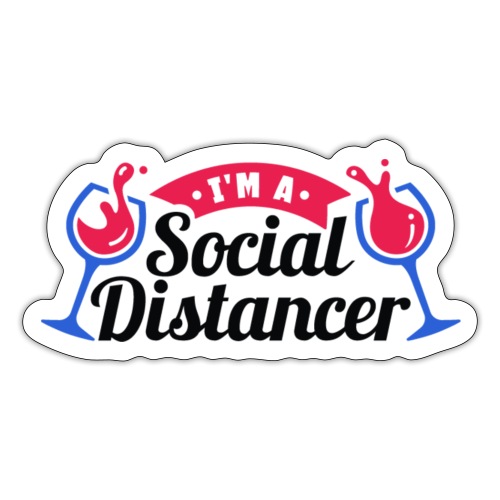 Social Distancer - Adesivo