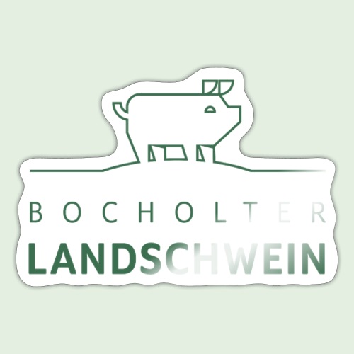 Bocholter Landschwein pur - Sticker