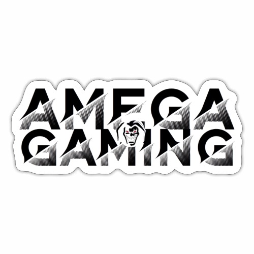 Amega Gaming + Tête - Autocollant