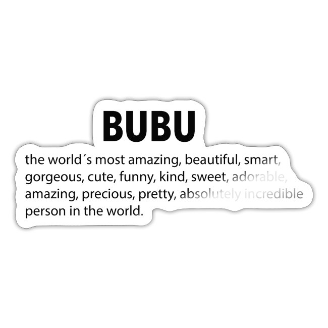 BUBU Definition
