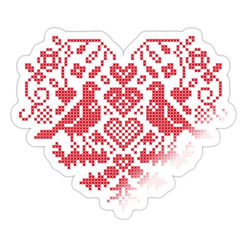 Serdce (Heart) - Sticker