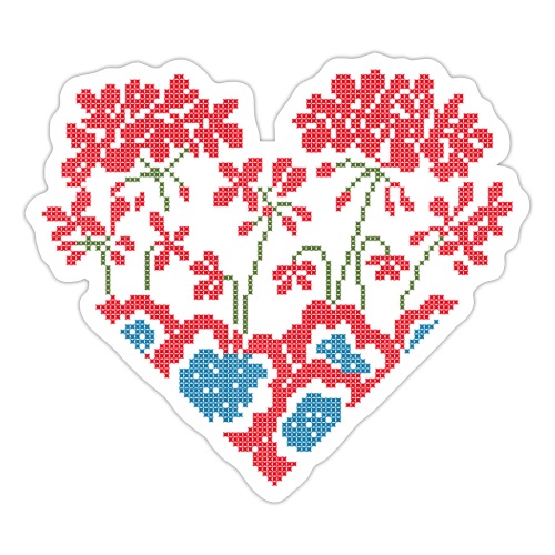 Serdce (Heart) 2B - Sticker