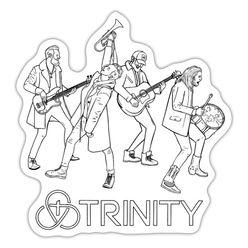 Drawing band Trinity - Sticker