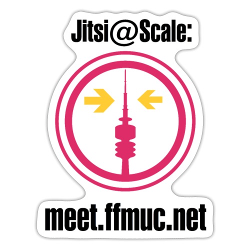 Freifunk Jitsi-Meet - Sticker