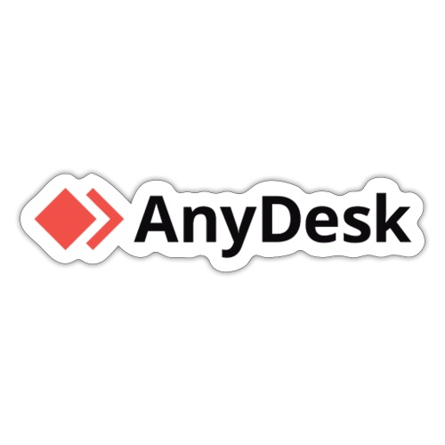 AnyDesk - logo black - Sticker