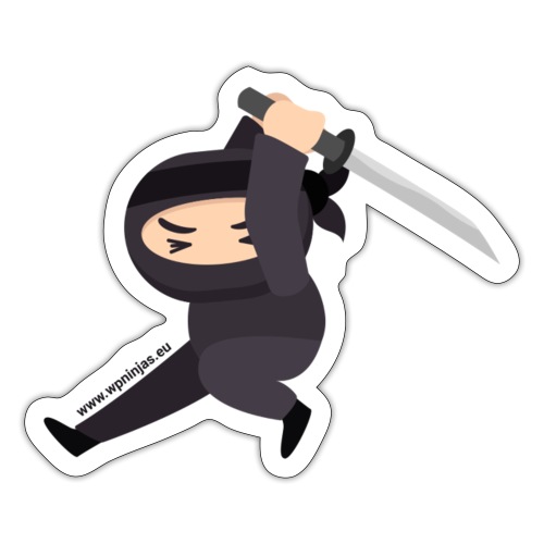 Ninjasingle sword - Sticker