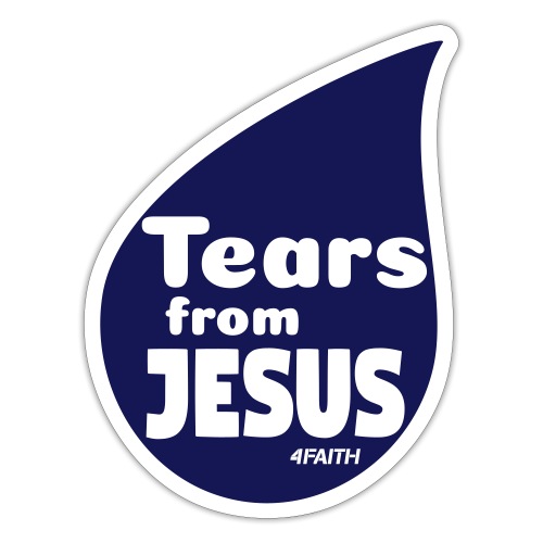 Łzy od Jezusa - Naklejka