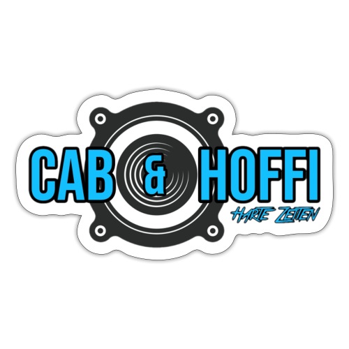 cab & Hoffi Logo HZ - Sticker