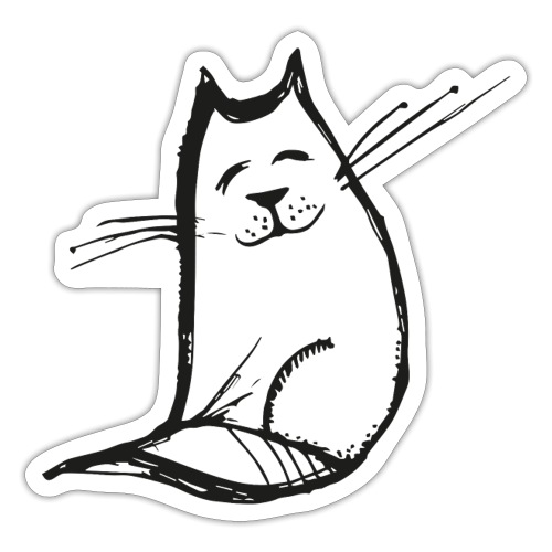 Süße Katze - Sticker