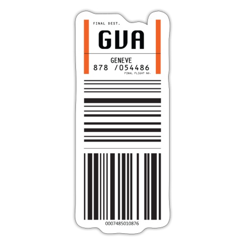 Flughafen Genève - Geneva - Genf - GVA - Sticker