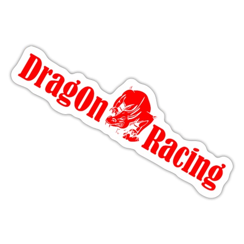 Dragon long skrå - Sticker