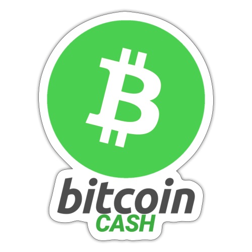 Bitcoin Cash - Klistermärke
