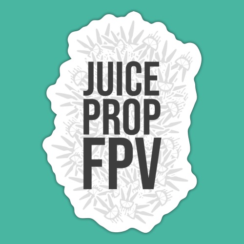 JuicePropFPV LOGO Pile Text Only - Sticker