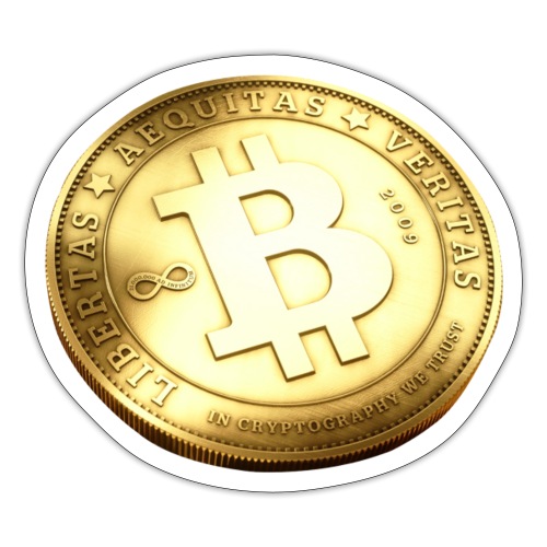 Bitcoin - Klistermärke