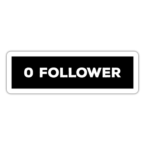 0 Follower - Adesivo