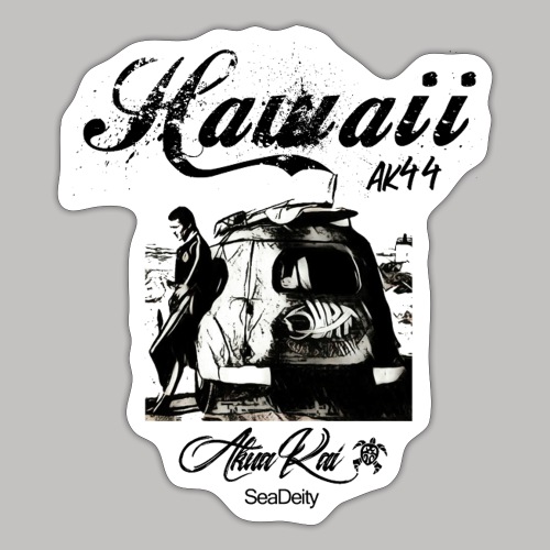 Le surfeur et son van by AkuaKai - Autocollant