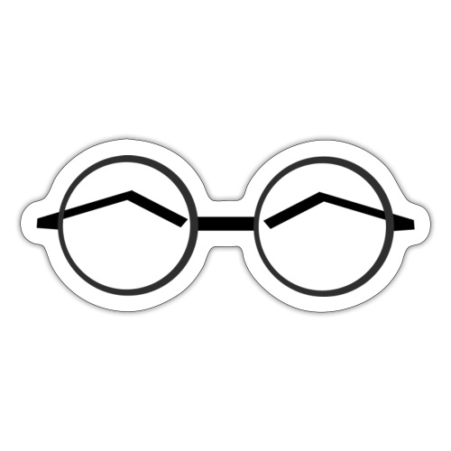 Glasses - Klistermärke