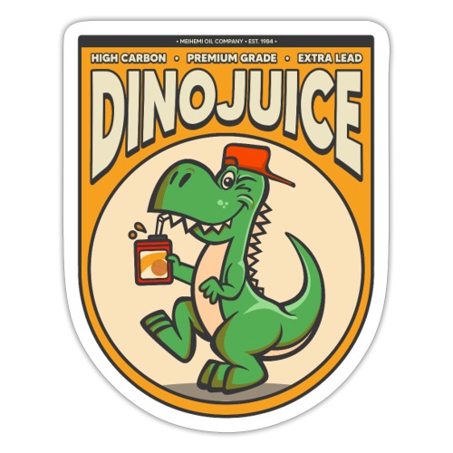 Dinojuice Sticker design - Tarra