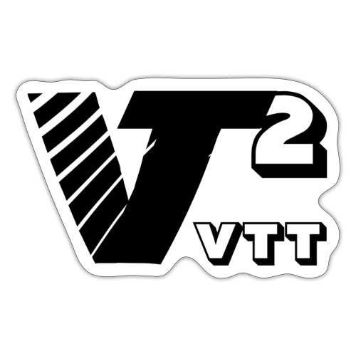 Logo VT2 - Lettre VTT - Autocollant