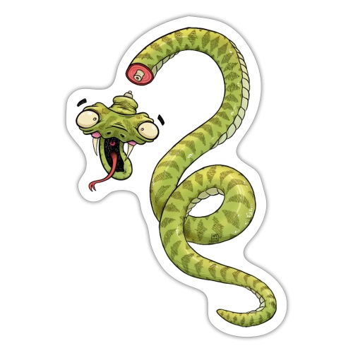 Snake - hovedløs - Sticker