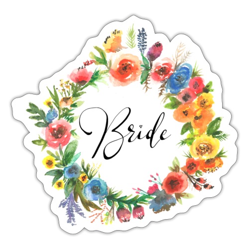 Team Bride BRAUT Flower n°1 - Sticker