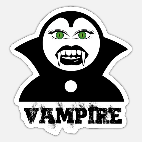 vampire, funny vampire, vampire t shirts, vampire' Sticker | Spreadshirt