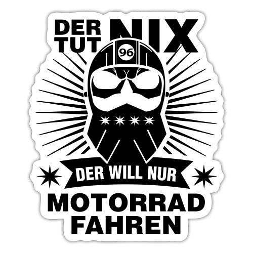 Star Rider Motorrad Motiv - Sticker