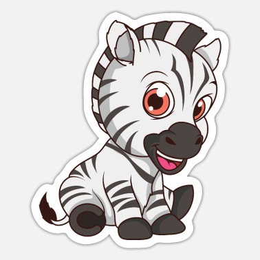Baby Zebra Stickers | Unique Designs | Spreadshirt