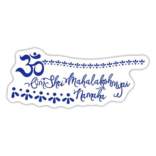 Lakshmi Mantra deine Glücksgöttin der Schönheit - Sticker