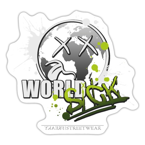world sick - Sticker