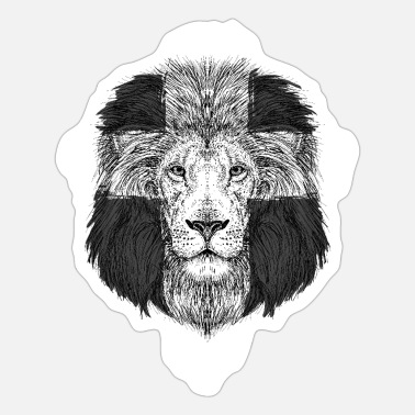 Pegatinas de leon de juda | Diseños únicos | Spreadshirt