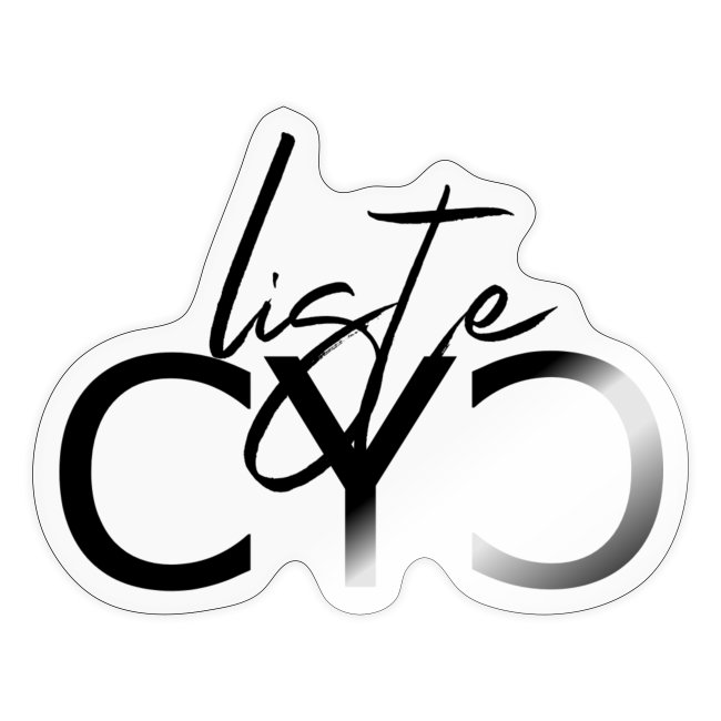 Motif texte CYC liste - cycliste