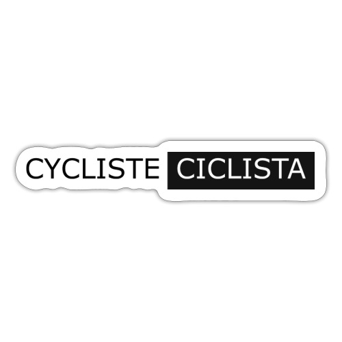 cycliste ciclista - Autocollant