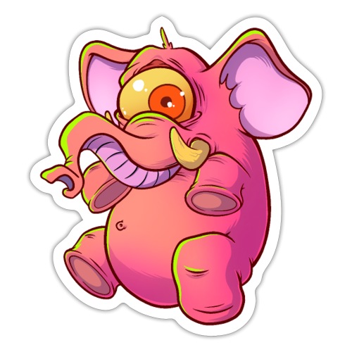 Elephant Cyclops - Sticker