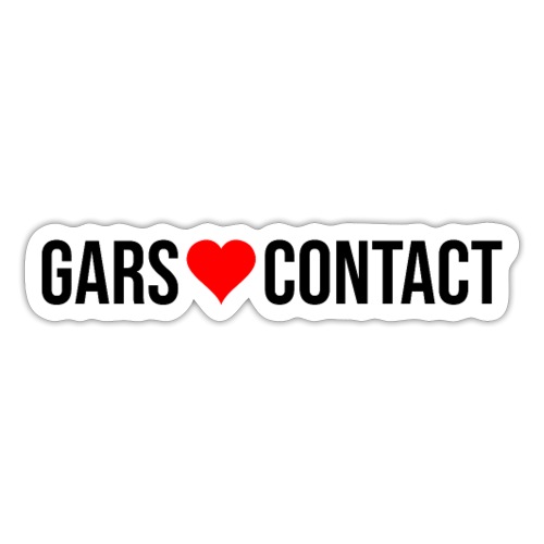 GARS CONTACT ! (amour, santé) - Autocollant