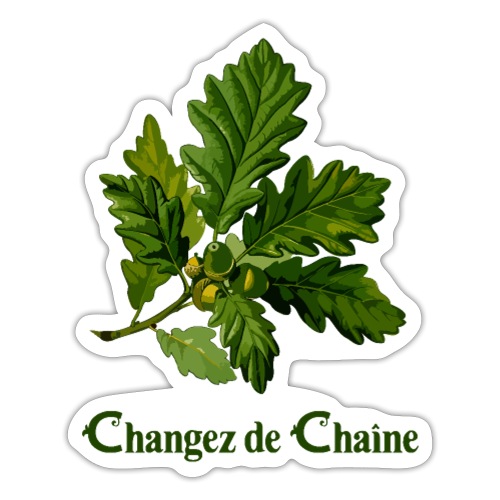 CHANGEZ DE CHAÎNE ! (TV, nature, écologie) - Autocollant