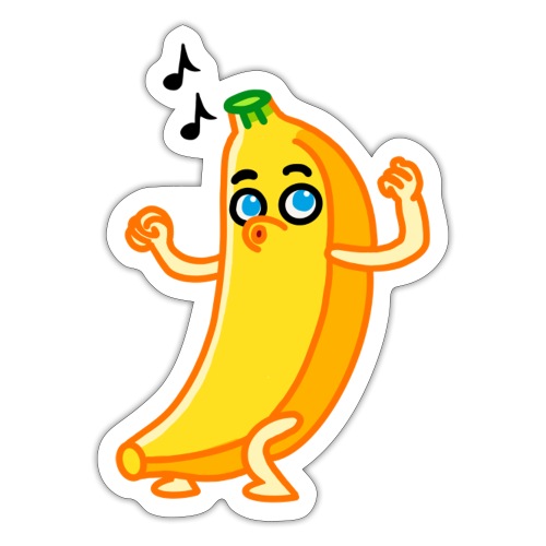 Musical Banana - Sticker