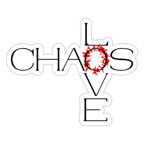 Chaos love - Autocollant