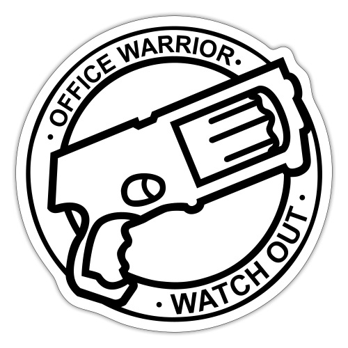 Office warrior - Sticker