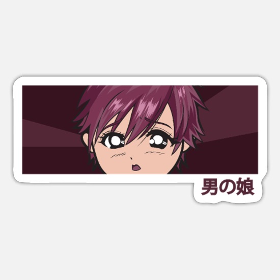 Anime Boy Femboy Soft Grunge Gay Kawaii Otaku Weeb' Sticker | Spreadshirt