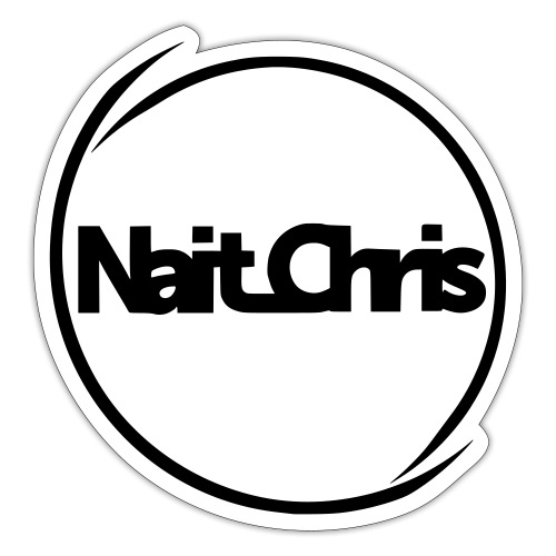 Nait_Chris Fan Circle Logo - Sticker