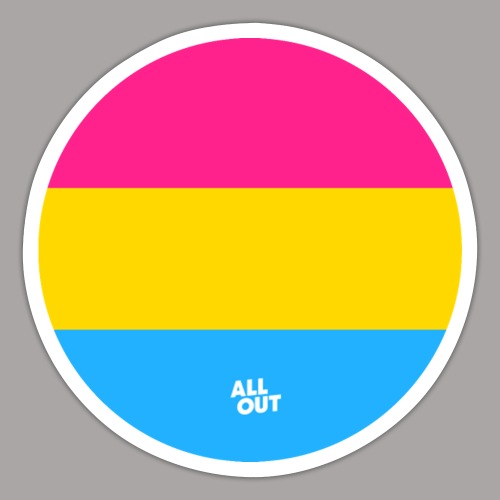 Pansexual Pride Flag - Autocollant