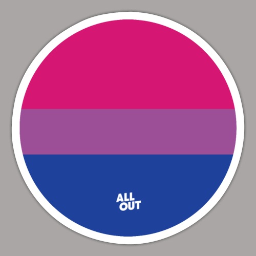 Bisexual Pride Flag - Autocollant