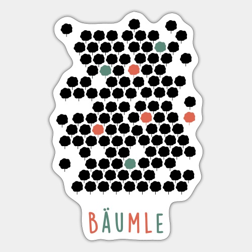 Bäumle - Design für echte Baumfans - Sticker