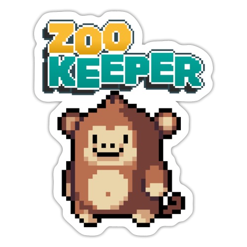 ZooKeeper Gibbon - Sticker